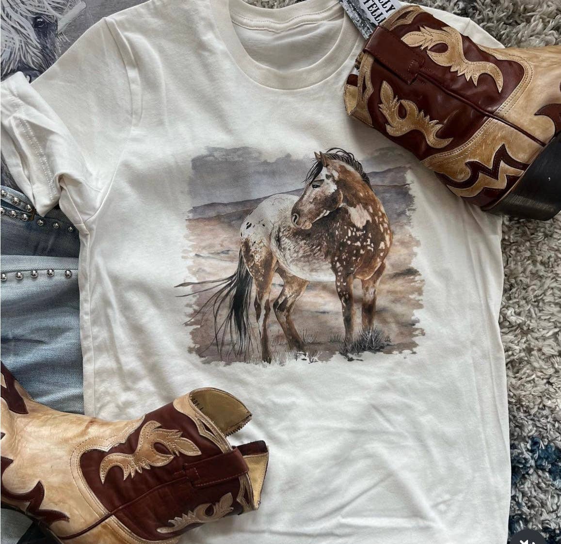 Ivory No Name Horse - Tees  for wholesale on Faire4