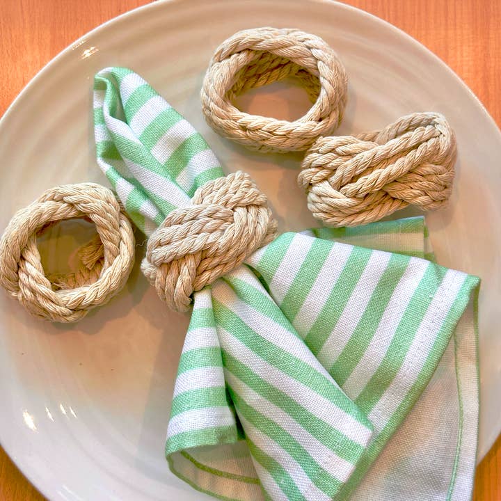 Olivia Reb Servietringe - Naturlig • Sæt med 4 for engroshandel hos Top Tables Retail