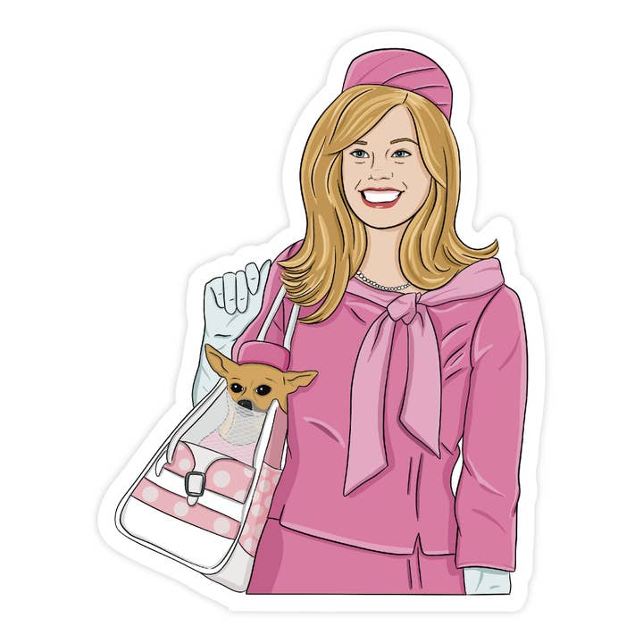 Legally Pink - Vinyl Pop Culture Sticker *SALE* for wholesale by Simple Whimsy