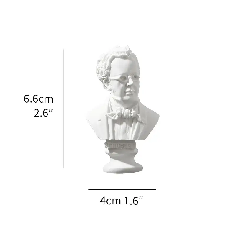 Magnifique Hearts - Wholesale Decorative Figurine - Miniature Greek Busts - Intricately Carved7