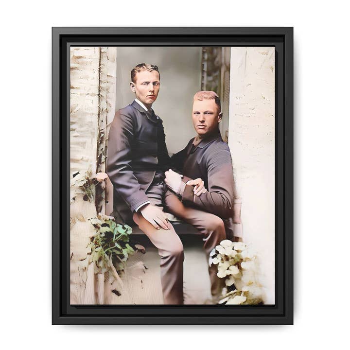 paire 022 | Framed Vintage Photo - Matte Canvas for wholesale by Walt & Pete