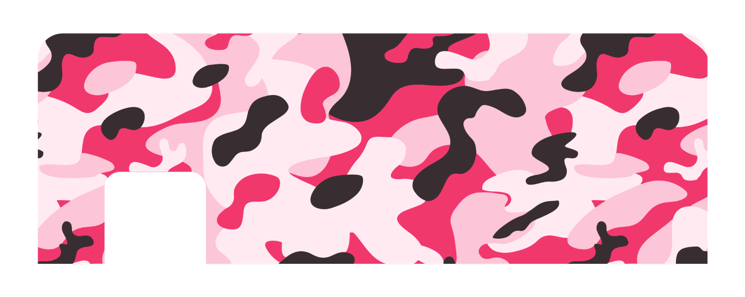 CUCU Covers - Wholesale Phone & Laptop Stickers - Camo Pink0
