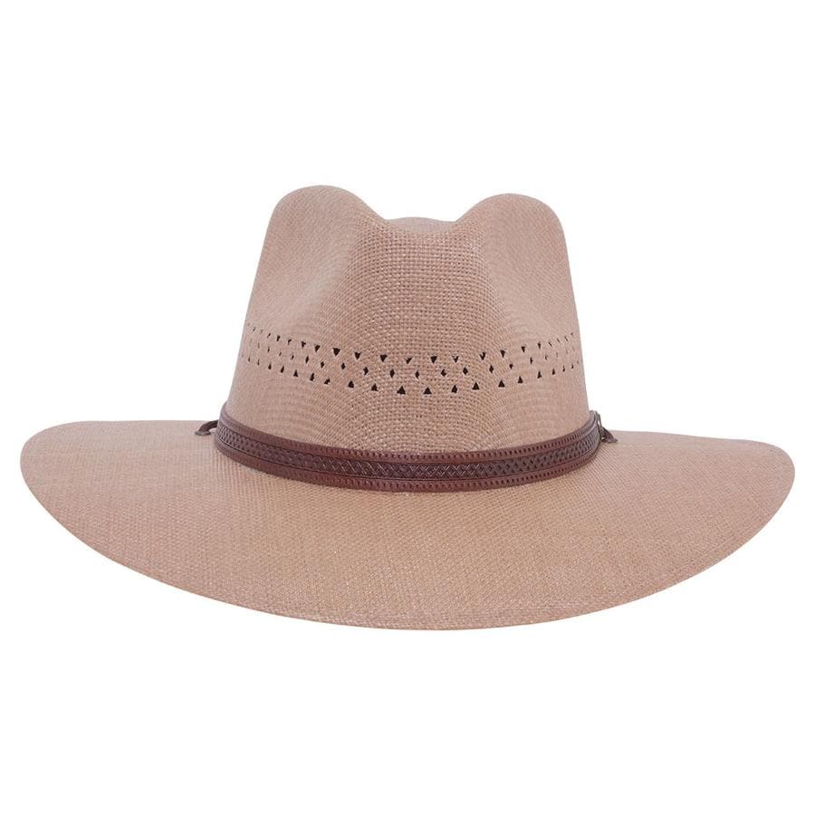 American Hat Makers - Wholesale Straw Hat - Unisex - Light Vented Straw Sun Hat - Style Barcelona9