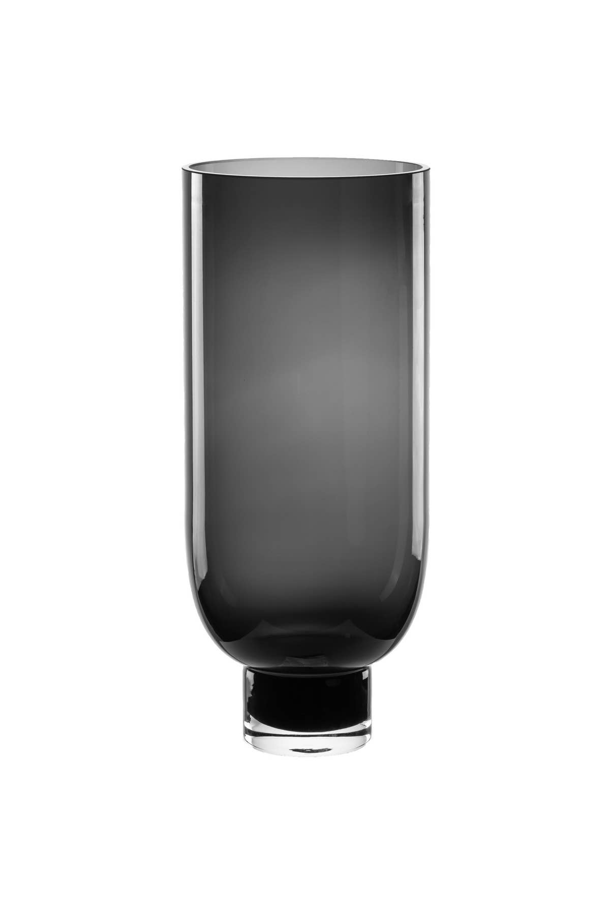 Element Accessories EU - Vente Vases - Vase en verre moderne de luxe, ambre et gris, modèles OMAHA 36 et 28 cm11