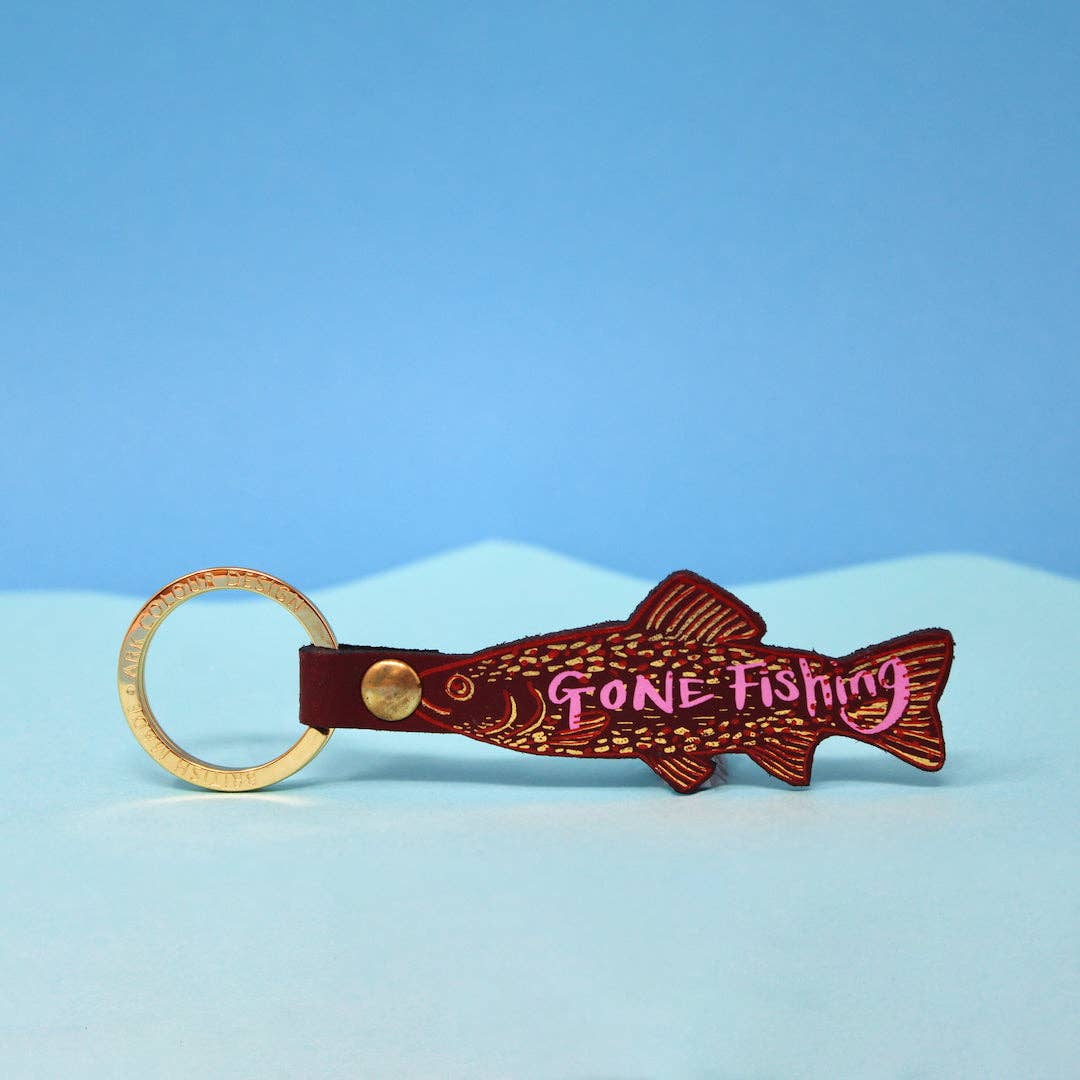 Ark Colour Design - Wholesale Keychain – Unisex - Gone Fishing Key Fob0