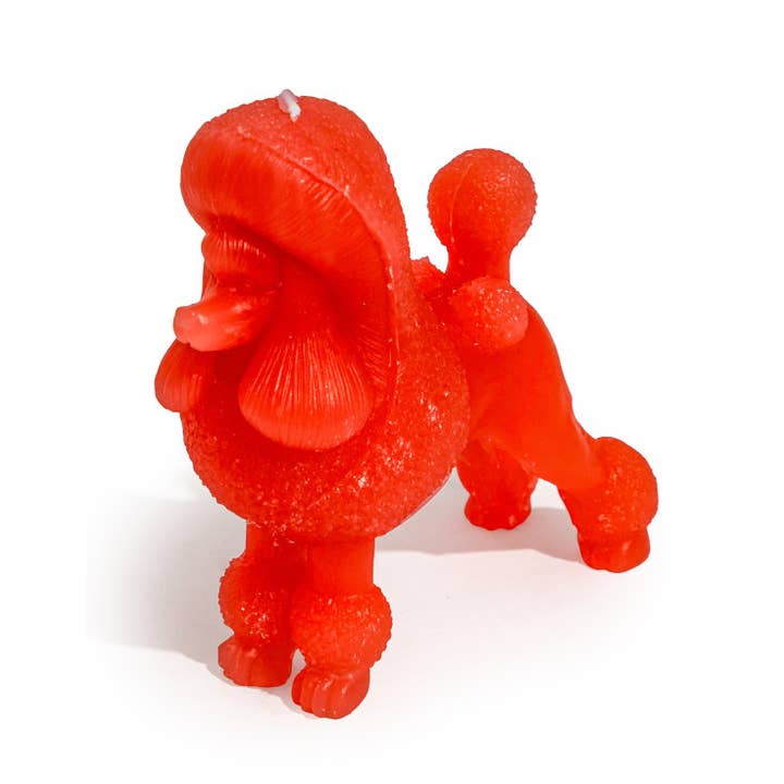 Pink Poodle Candle for wholesale by McGowan & Rutherford Ltd