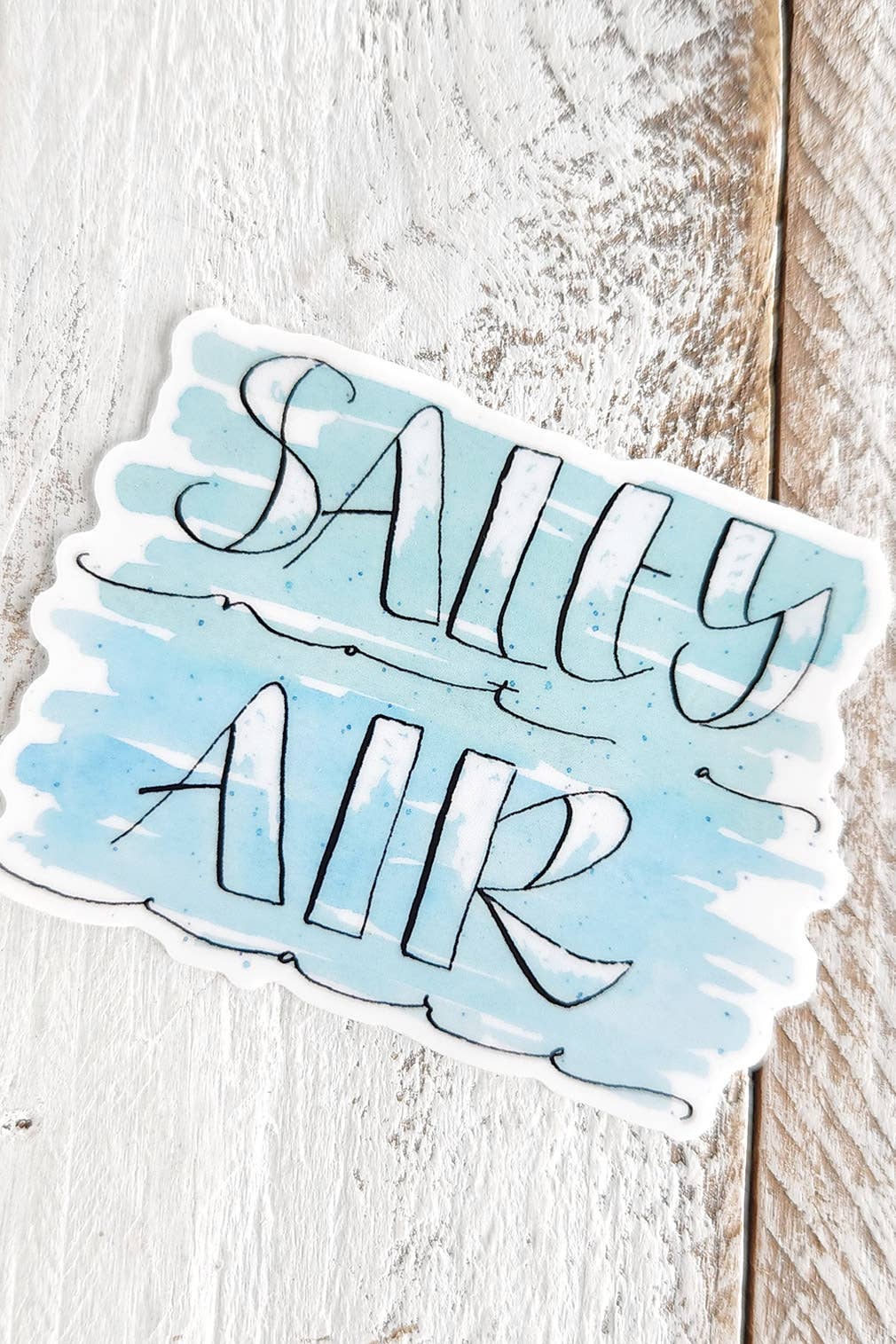 The Painted Pen - Wholesale Sticker - Salty Air Not a Care Sticker1
