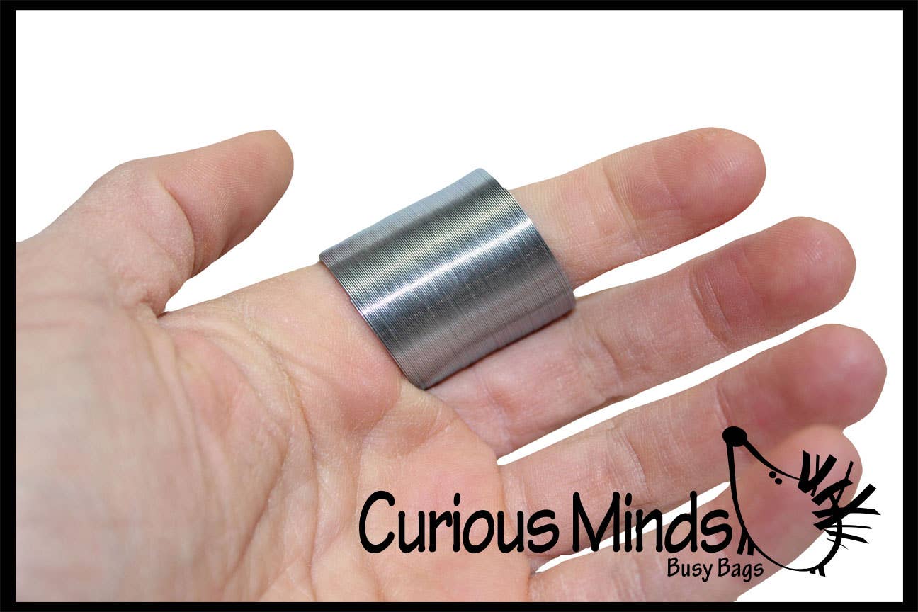 Curious Minds Toys - Wholesale Fidgetspeelgoed - Kinderen - 1 klein metalen springspeeltje - Sensory Fidget Toy3