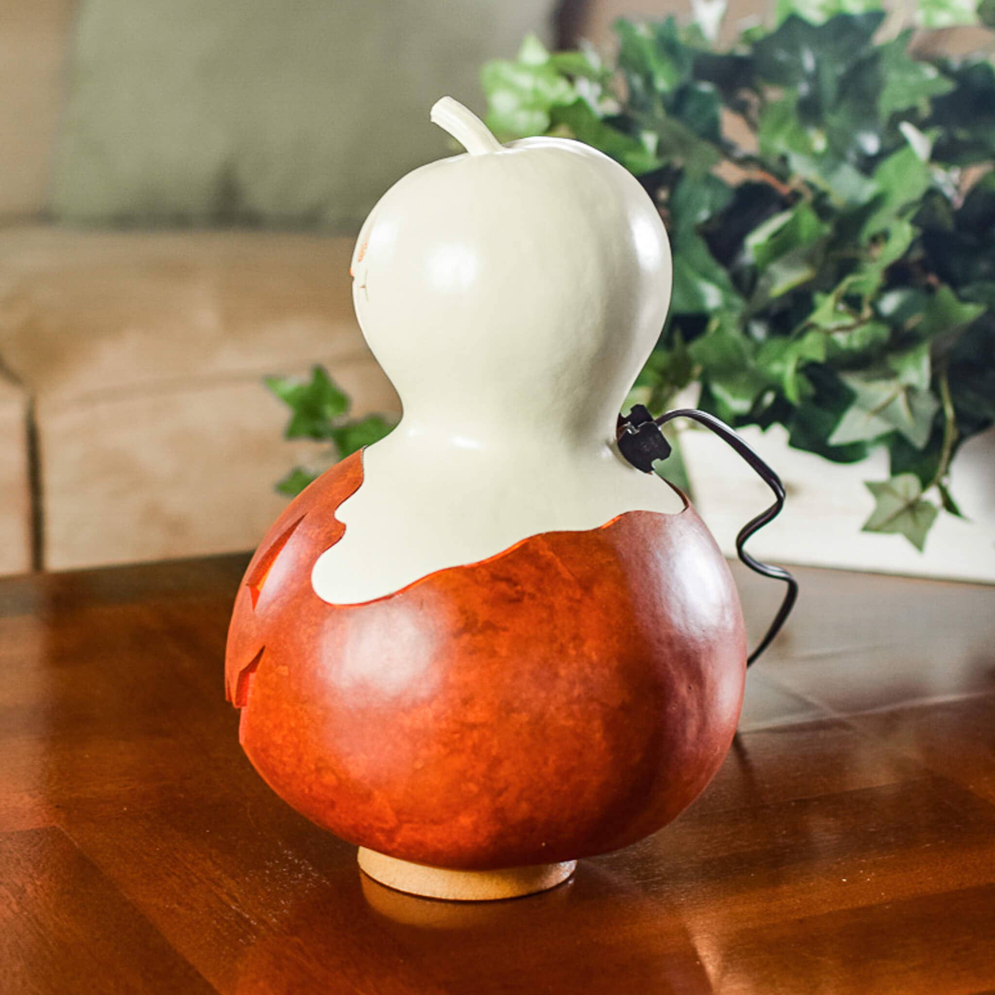 Meadowbrooke Gourds - Wholesale Decorative Tabletop Object - Casper Jack - Medium Lit3