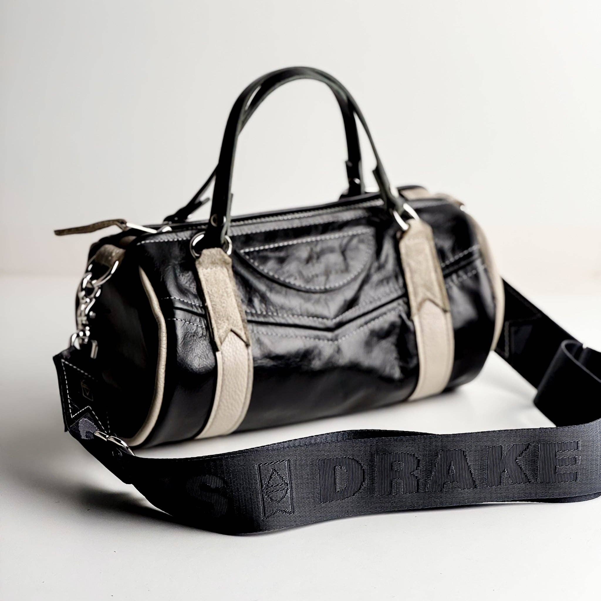 Alexis Drake - Wholesale Crossbody Bag - Women's - Everyday Collection | Gigi Baby Duffel Crossbody | Black1