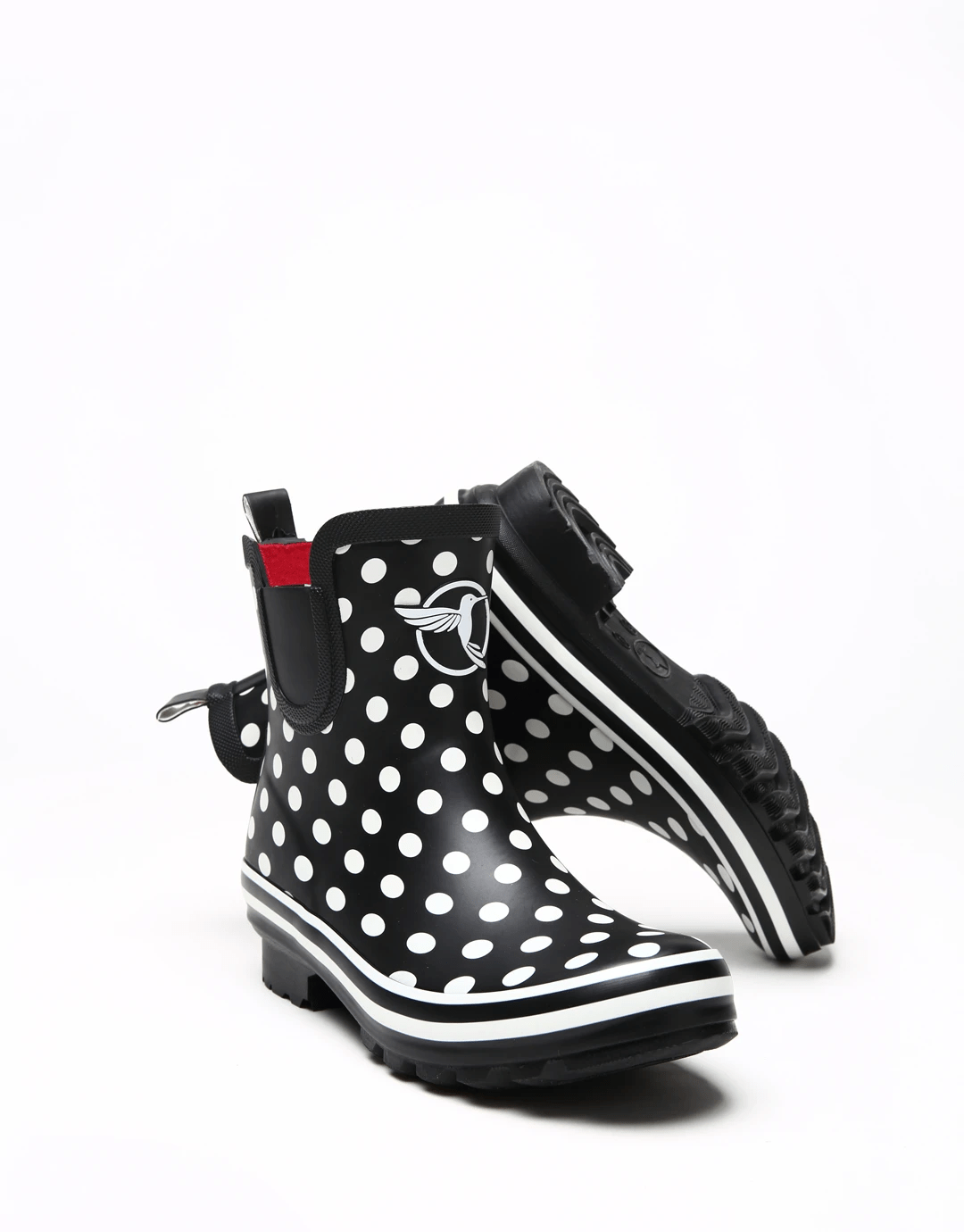 Evercreatures - Wholesale Rain Boots - Women's - Evercreatures  Black Polka Meadow Wellies2