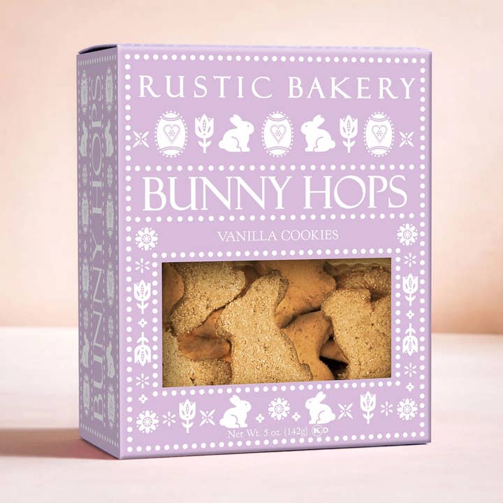 Bunny Hops Vanilla Cookies for wholesale by Rustic Bakery