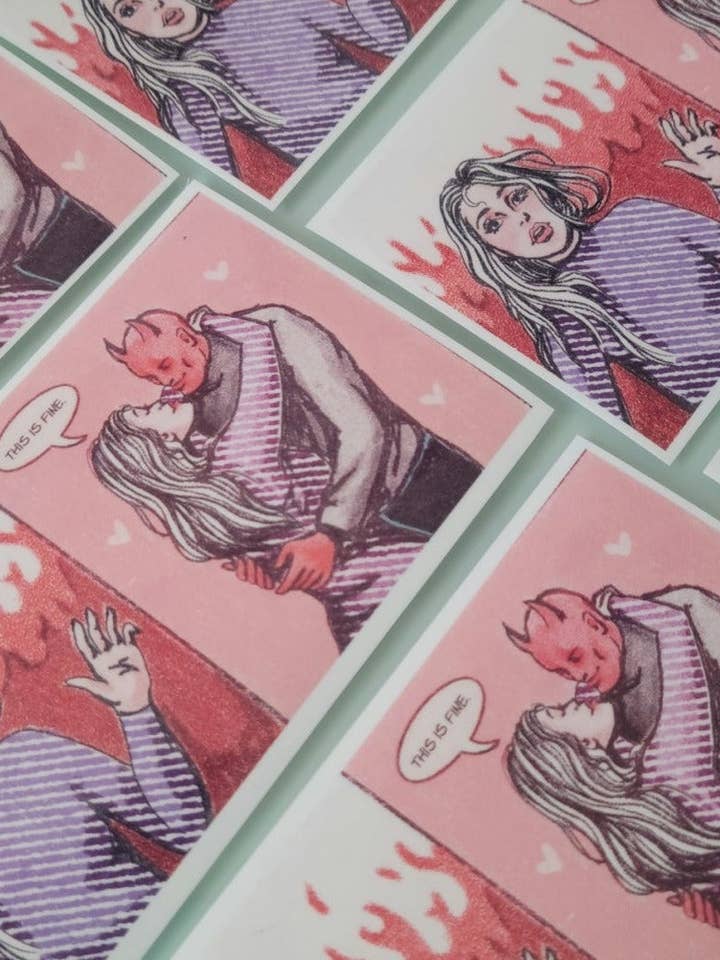 This is Fine Sticker for wholesale by I Think With Ink