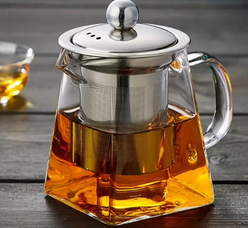 VIGOR - Venta al por mayor Teteras - Tetera de Vidrio de Borosilicato Segura para Estufa para Té en Flor y Suelto12