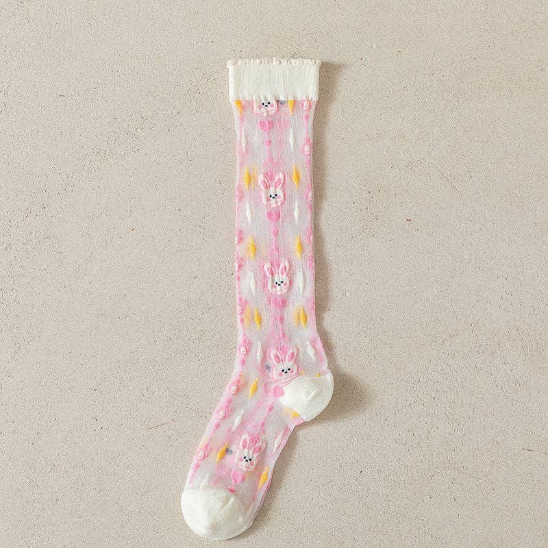 Funkyrel® Atzbranding Limited - Venta al por mayor Calcetines - Mujer - Rufia - Medias de verano con motivos adorables5