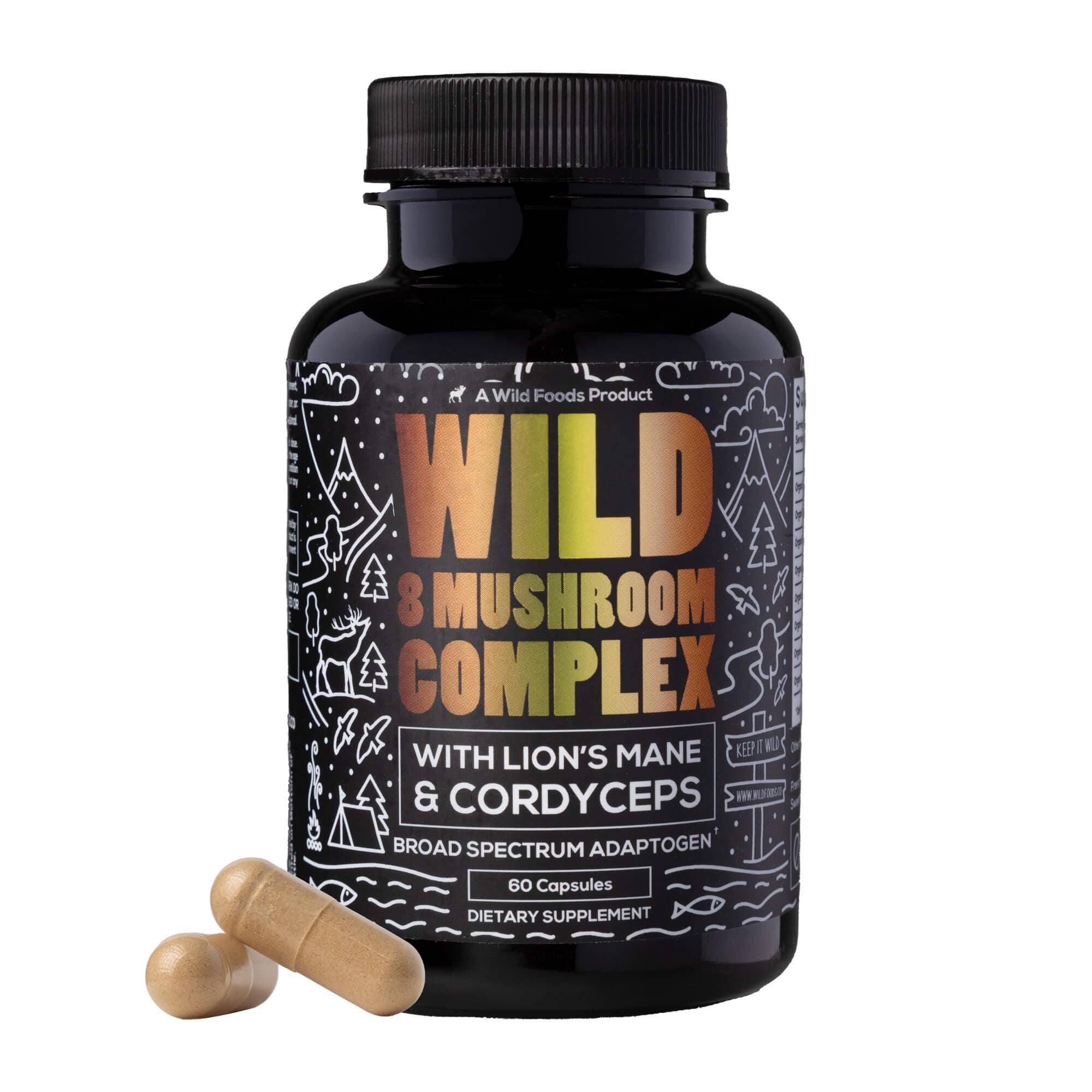 Wild Foods - Wholesale Oral Supplement/Vitamin - Wholesale - Wild 13 Mushroom Complex With Lion's Mane 6