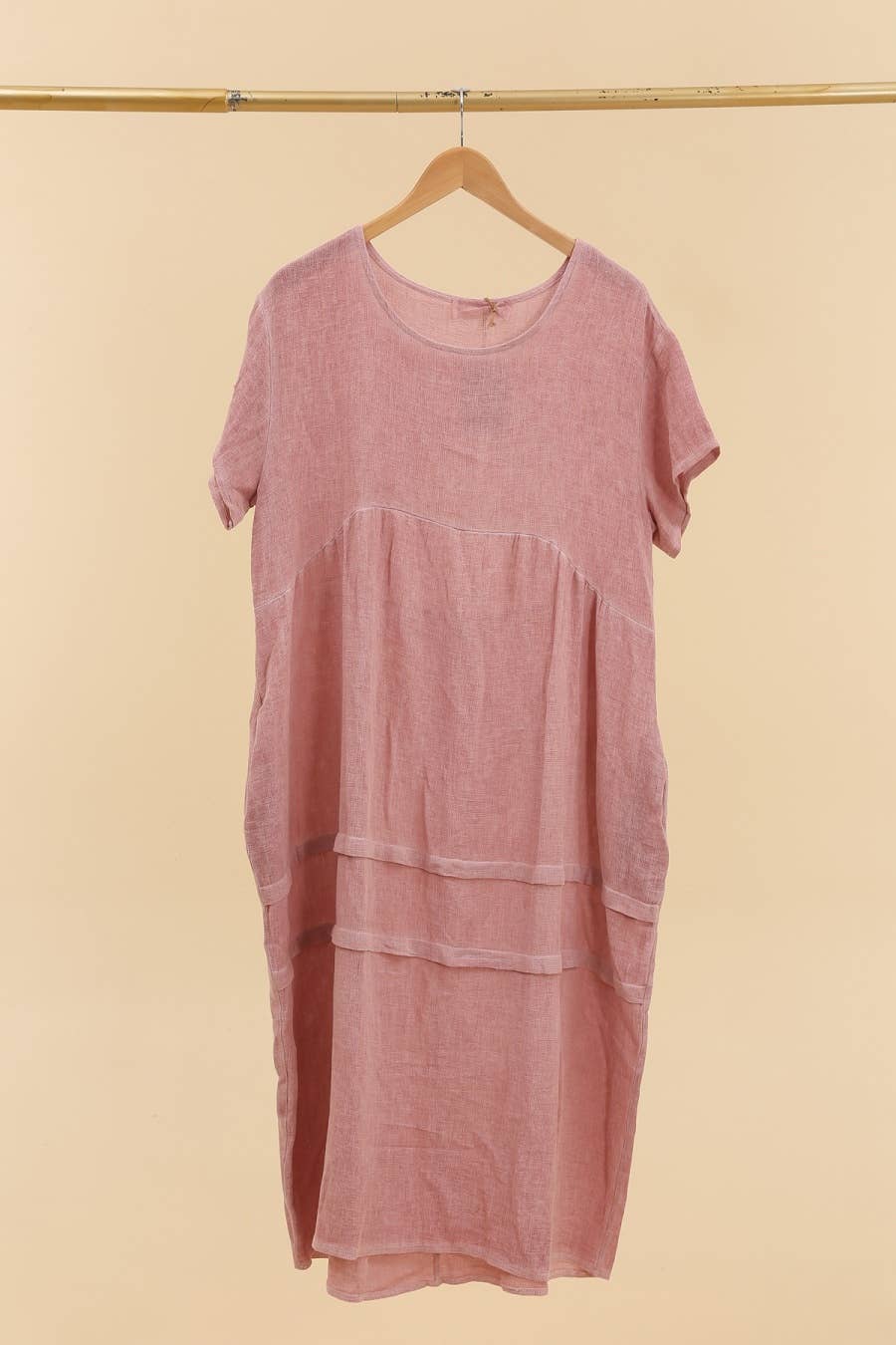 LÉA & LUC - Wholesale Jurk - Dames - Jurk van 50% katoen en 50% linnen REF. 101202