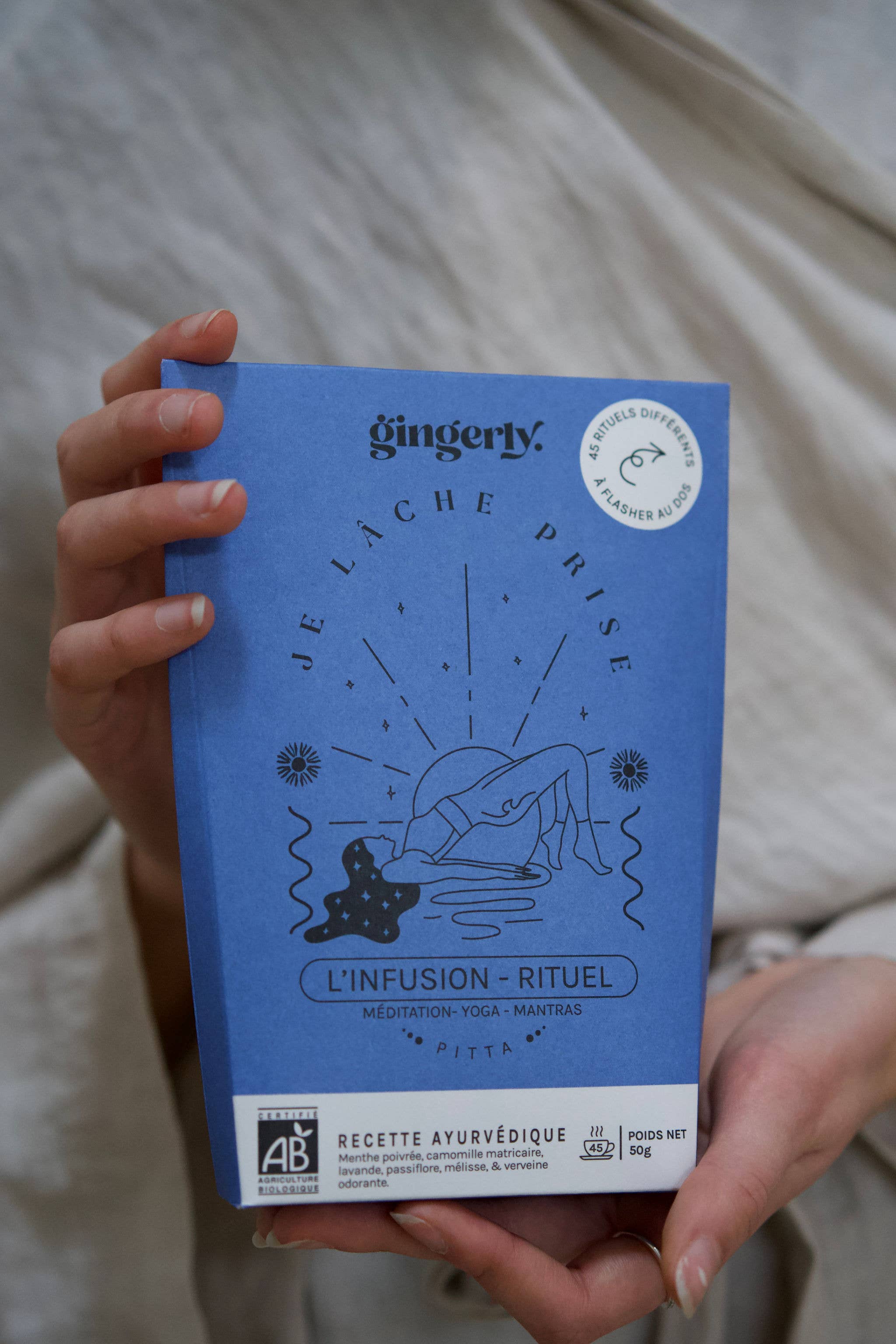 Gingerly - Wholesale Health/Detox Tea - VRAC organic ritual infusion, I let go1