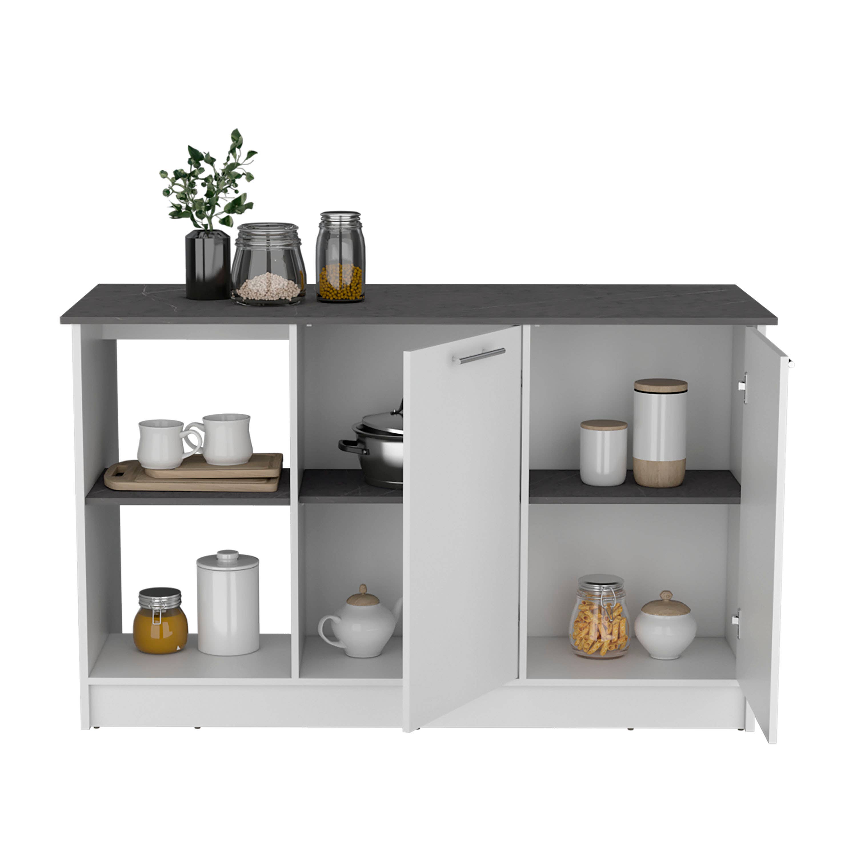 TUHOME FURNITURE - Vendita all'ingrosso Contenitori/Organizer da cucina - Isola da cucina Juniper25