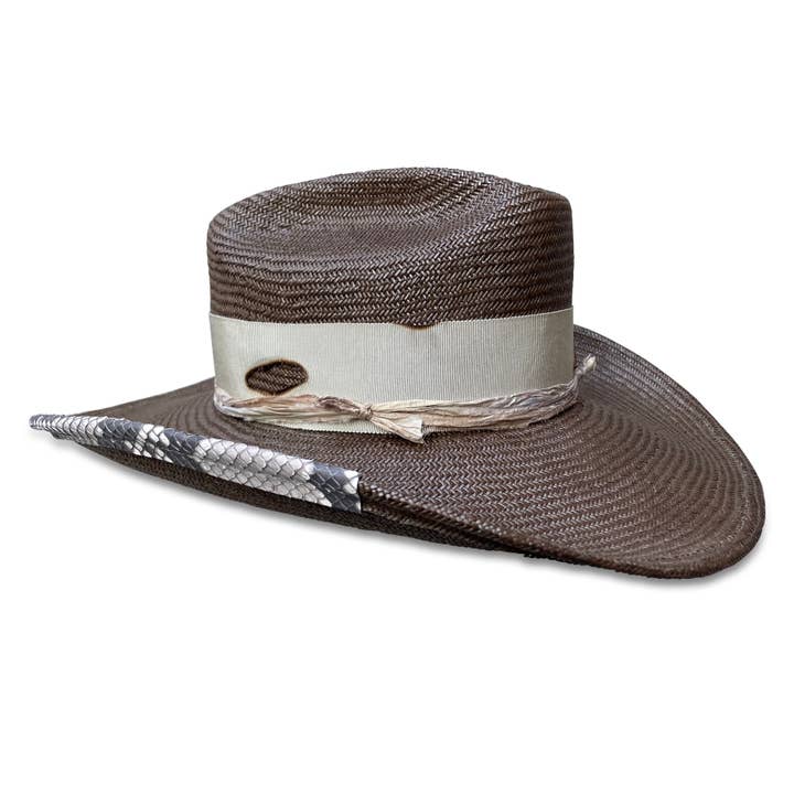 Cha Cha's House of Ill Repute - Wholesale Cowboy Hat - Women's - La Petite Chatte - Straw Cowboy Hat5