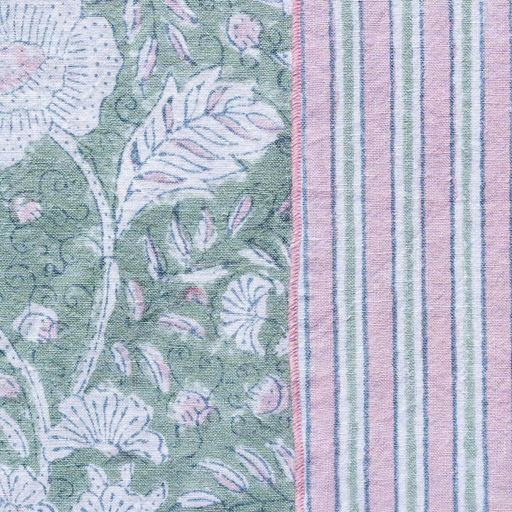 Live Linen – Großhandel Bettbezüge – Refinierter Blockdruck Mabel Leinen Bettbezug – Minimalistisch3