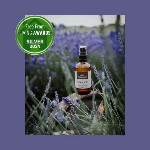 Relaxing Pillow Mist made with pure Lavender Essential Oils for wholesale by Lothian Lavender