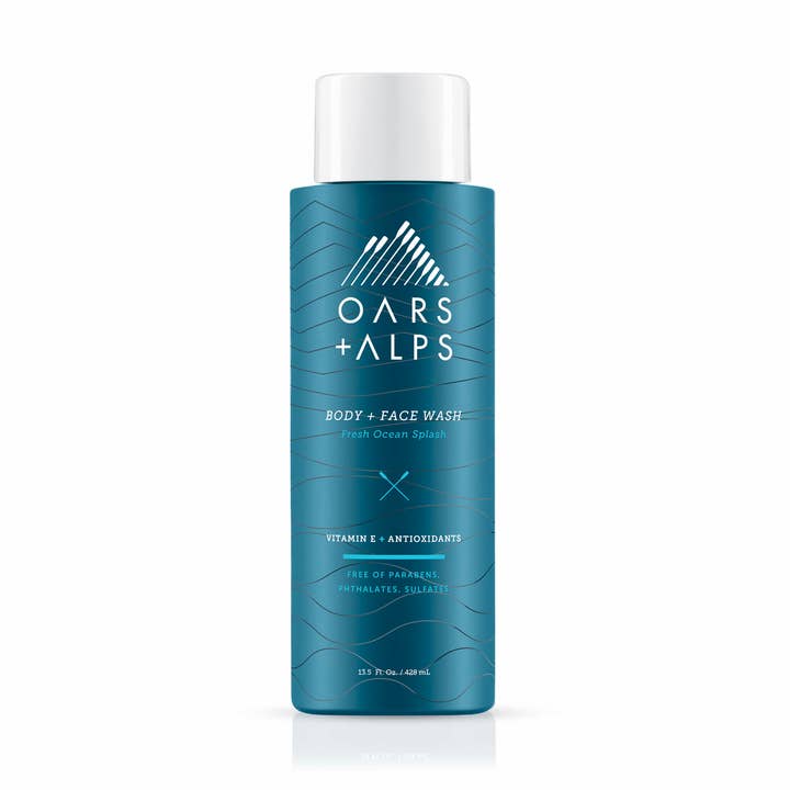 Men's Body Wash, Fresh Ocean Splash, Locker Room for wholesale by Oars + Alps