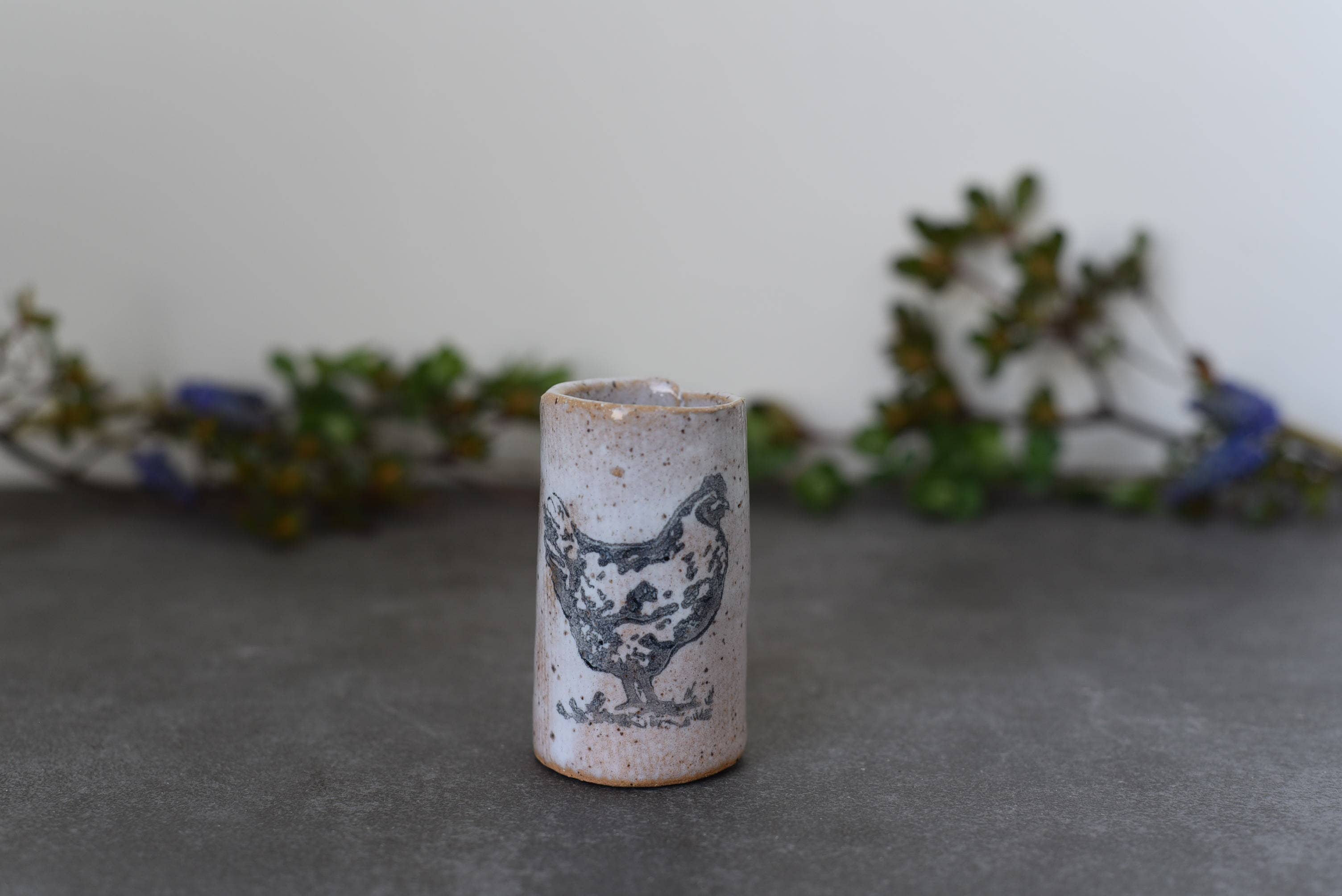 Mix Pack of Glazes Tiny Tumblers - Chicken / Hen for wholesale on Faire