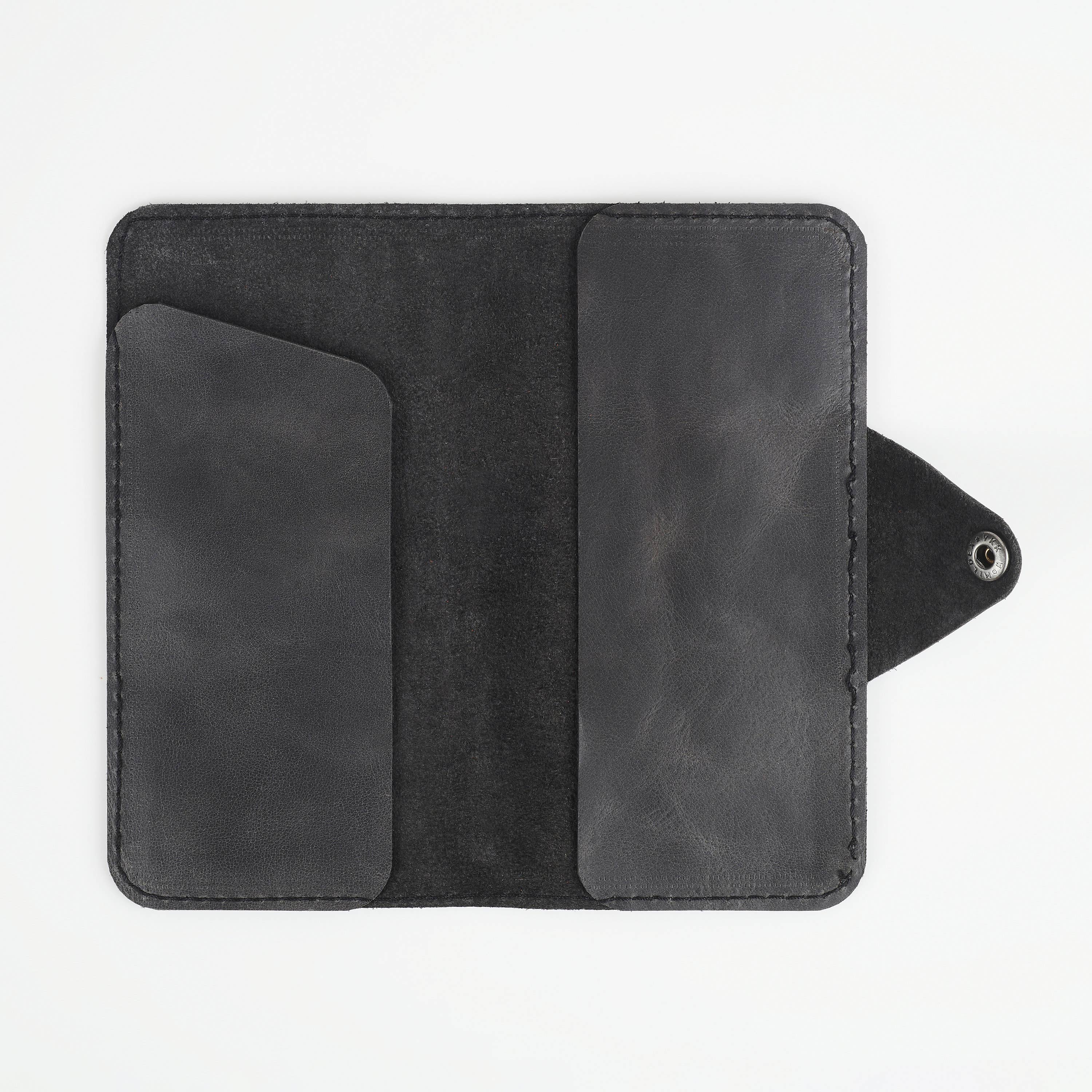 Derio Leather - Wholesale Wallet - Unisex - Personalized Leather Checkbook Cover, Customized Checkbook6