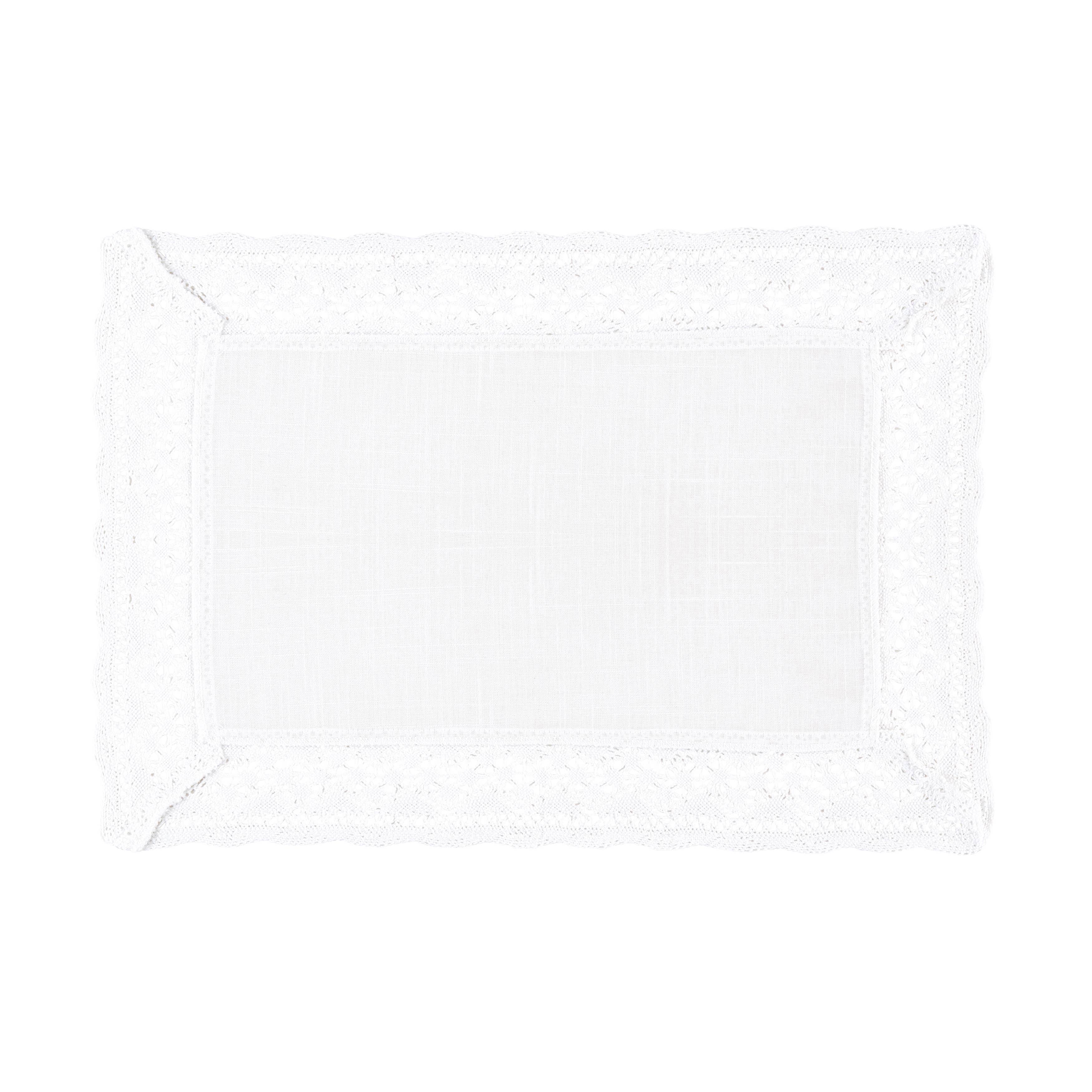 White Lace Border Placemat for wholesale on Faire2