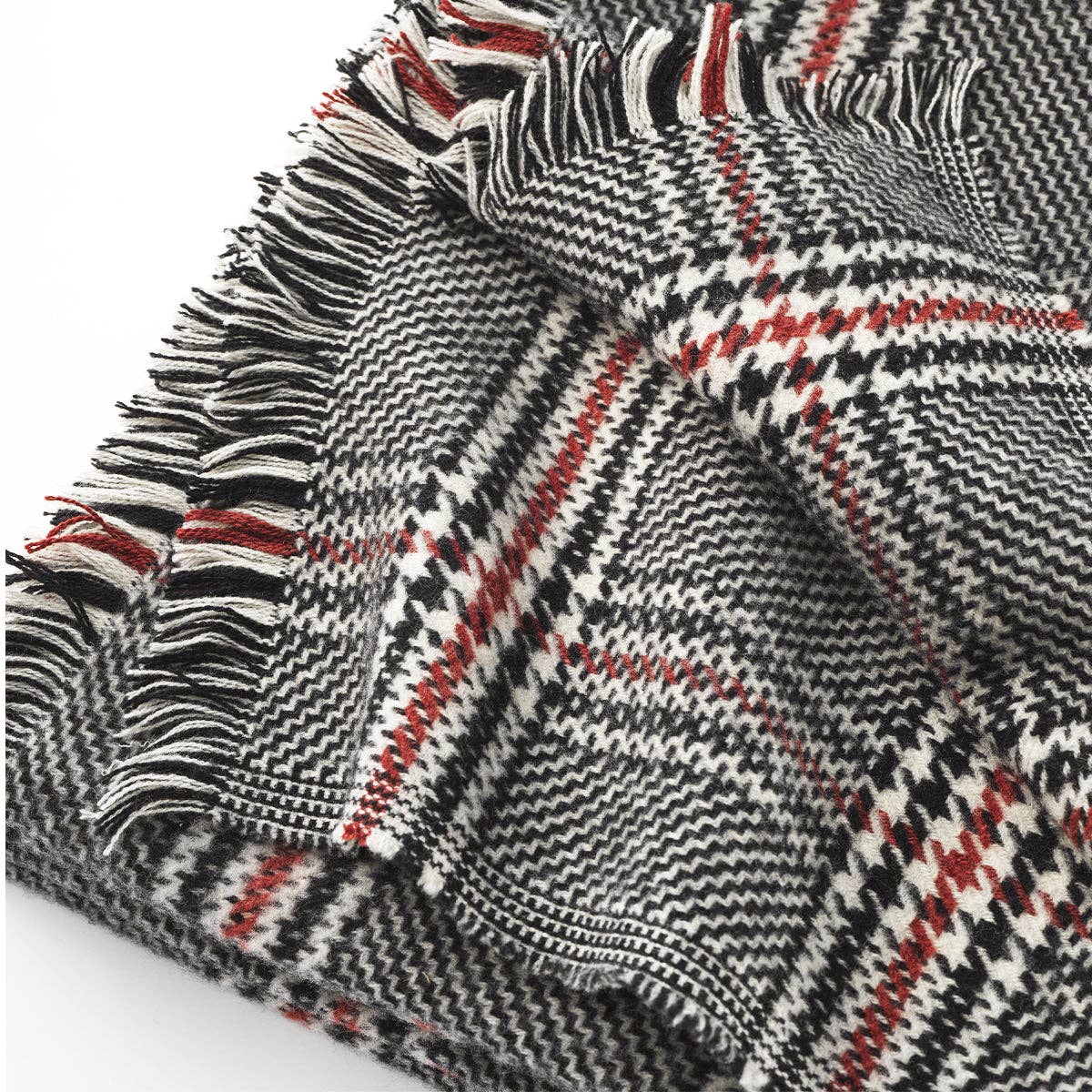 Bottoli - Wholesale Throw Blanket - Plaid elegance - 100% Virgin Merino Wool - Prince of Wales2