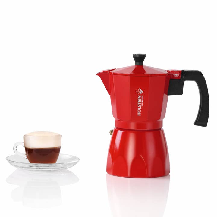 Holstein Housewares - Wholesale Espresso Maker - 6-CUP ALUMINUM ESPRESSO MAKER13