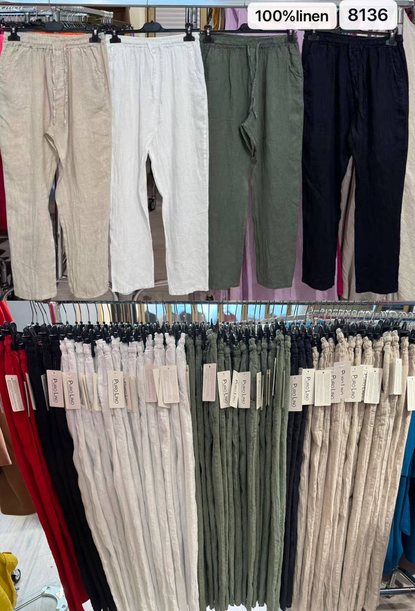 Cielo fashion - Wholesale Pants - Women's - LINEN PANT0