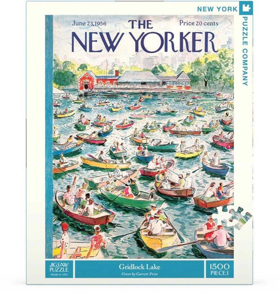 New York Puzzle Company - Vente Puzzle – adulte - Gridlock Lake - Puzzle de 1500 pièces1