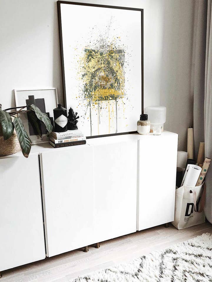 Goldener Sirup Wandkunstdruck für den Großhandel von We Love Prints