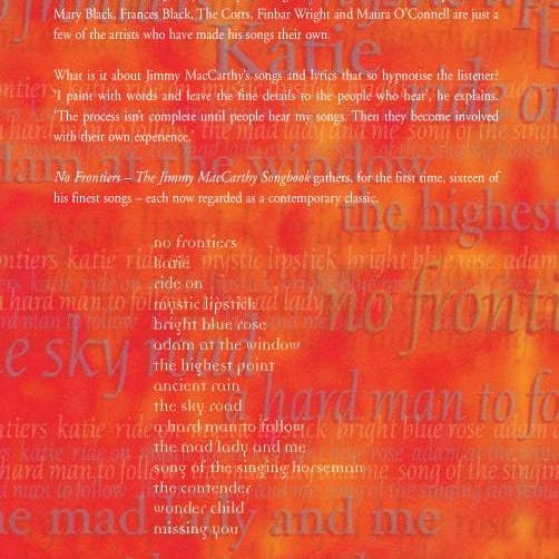 James Trading Group INC - Wholesale Arts & Entertainment - No Frontiers: The Jimmy MacCarthy Songbook3