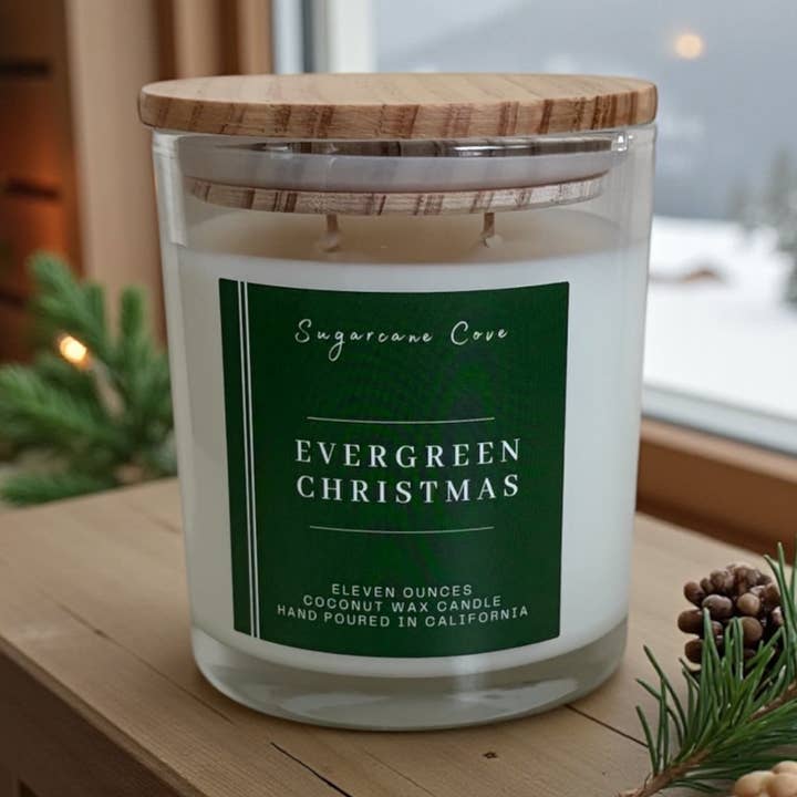 EVERGREEN CHRISTMAS - 11oz for wholesale by Sugarcane Cove Company