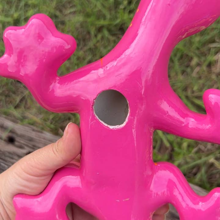 Doña Cata Art - Venta al por mayor Decoración de pared - Niños y bebés - Lagartija mexicana, lagartija, decoración de jardín, lagar grande de arcilla