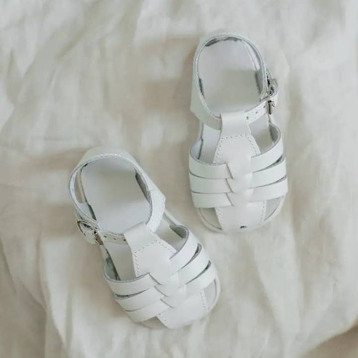 Sandale Addie - Blanche pour la vente par Zimmerman Shoes