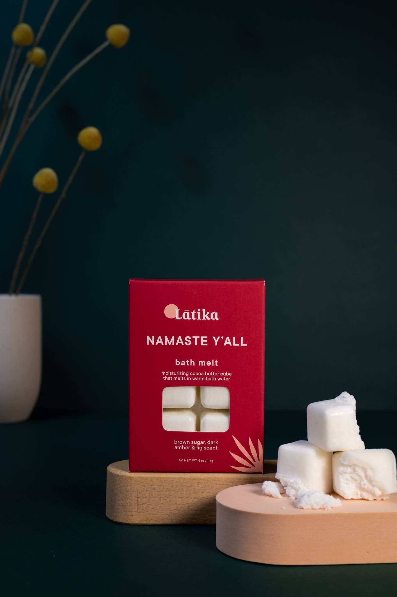 Latika Beauty - Wholesale Bath Soak/Milk - 🌻Namaste Y'all - Solid lotion, Massage bar, bath melt 💗red7