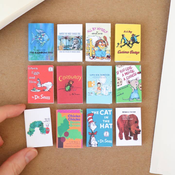 Handmade Mini Children'S Fantasy Books Set Of 12 for wholesale by The Sticker Shop