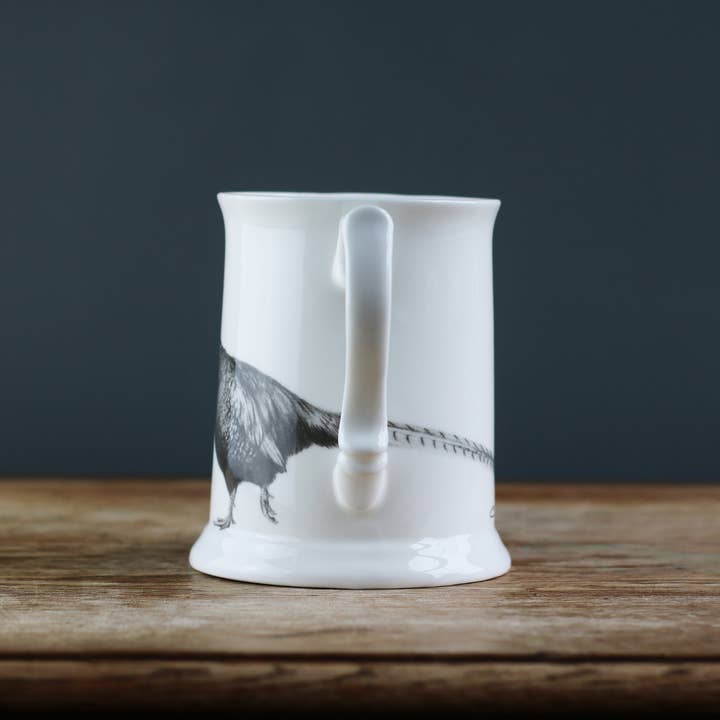 Casey Allum - Wholesale Beer glass/mug - Pleasant Pheasant Fine Bone China Pint Tankard1