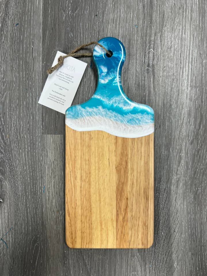 New.... Maldives Josephine Cheese and Charcuterie Board for wholesale by Nikita Fine Art LLC