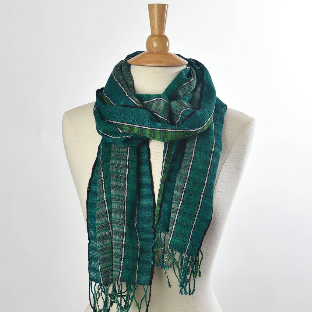 Mayamam Weavers - Wholesale Scarf - Women's - Traditional Fringed Hand Woven Scarf7