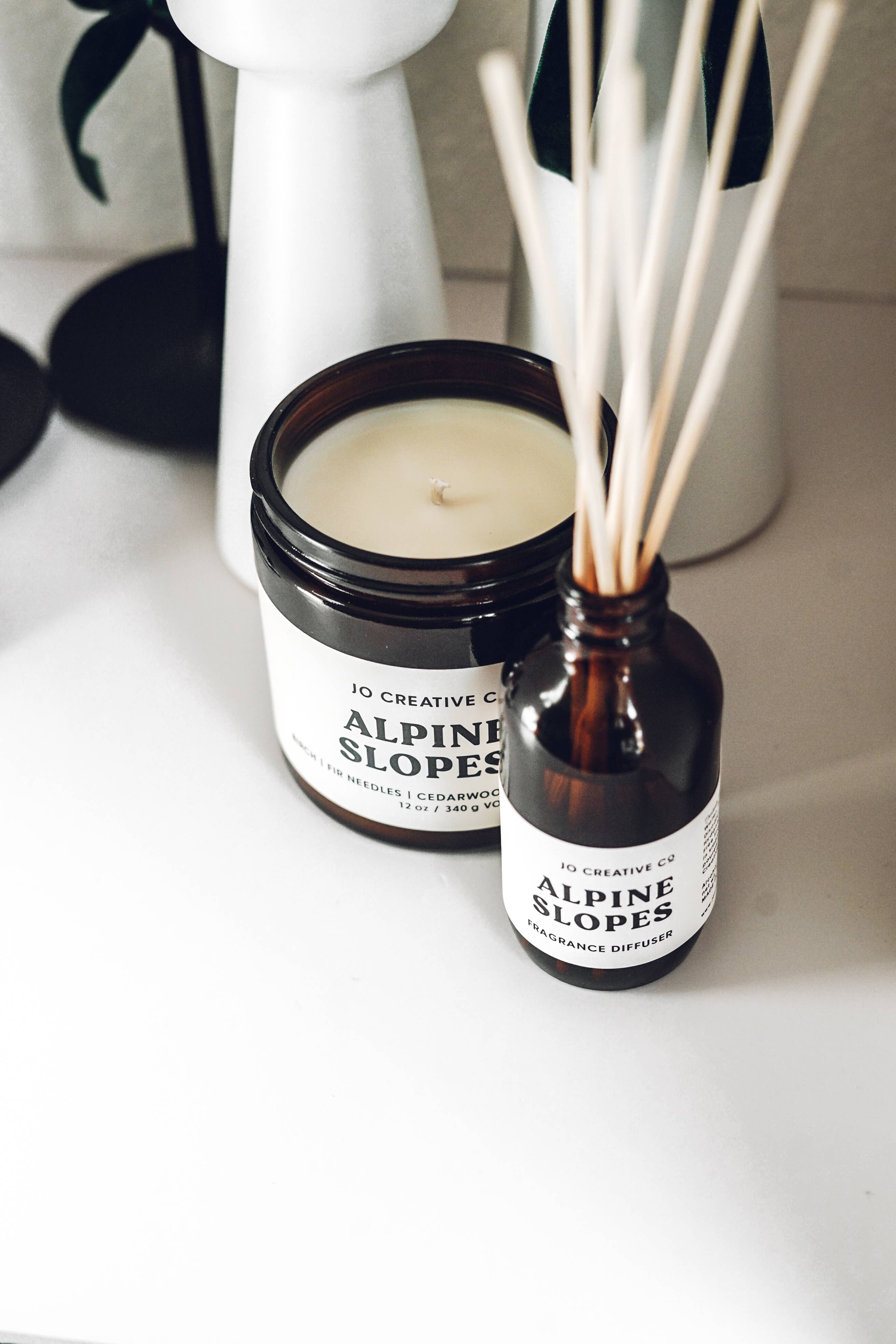 Jo Creative Co - Wholesale Jar/Filled Candle - Alpine Slopes Candle4