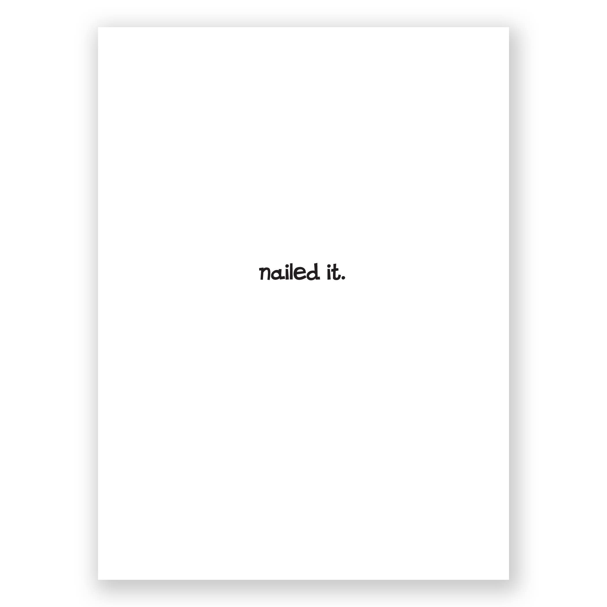 Great Arrow - Wholesale Congratulations Card - congratulations - you nailed it.1