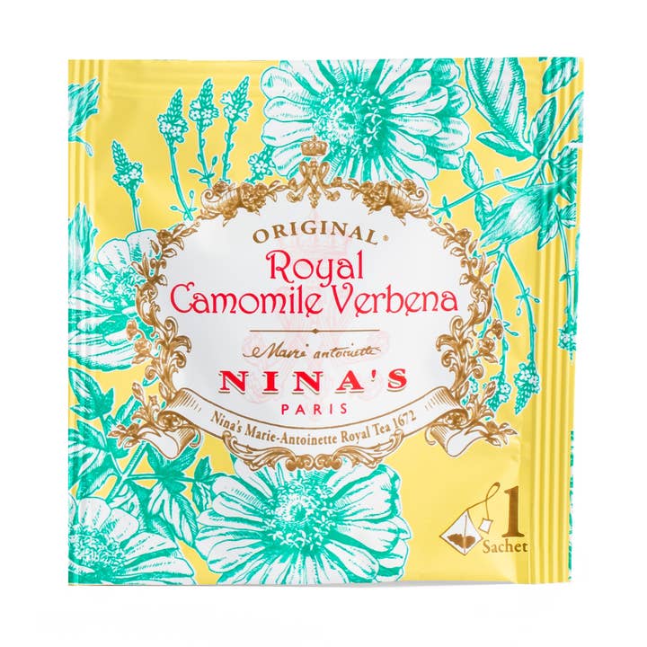Royal Camomile Verbena Series 60 Tea Bags for wholesale by Nina's Paris