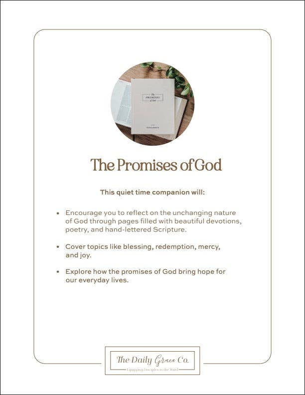 The Daily Grace Co - Wholesale Religion Book - The Promises of God | Coffee Table Book9