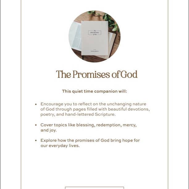 The Daily Grace Co - Wholesale Religion Book - The Promises of God | Coffee Table Book9