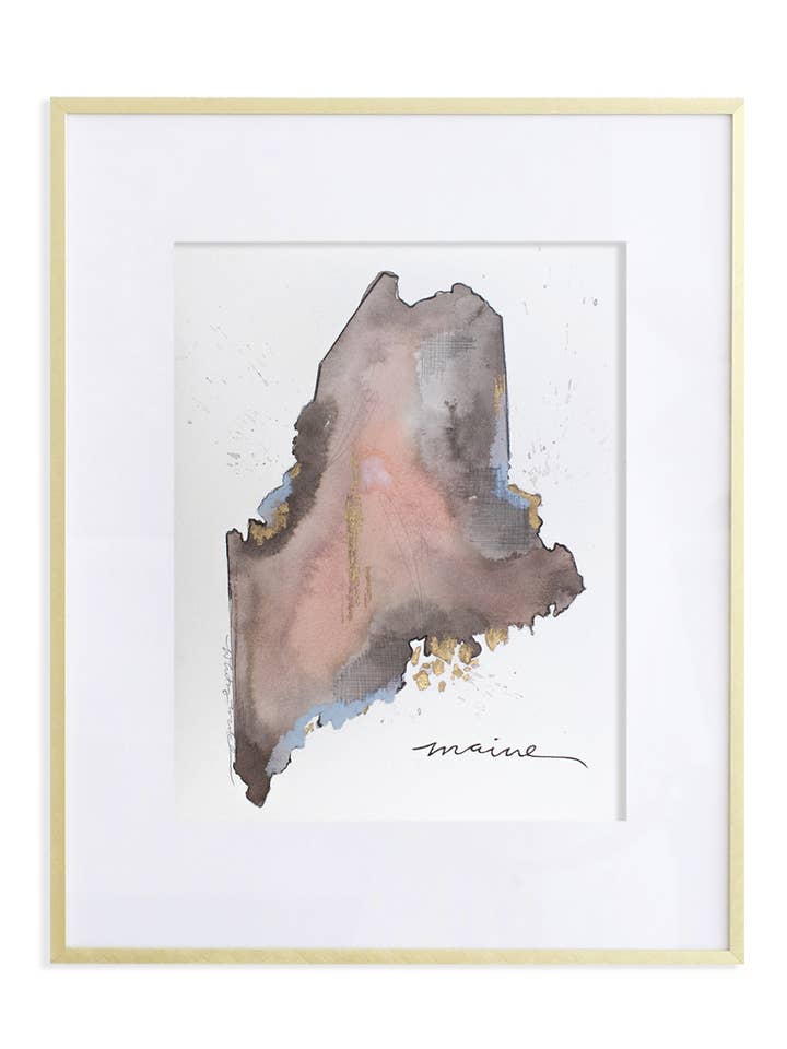 Maine Print for wholesale by Whitney Winkler